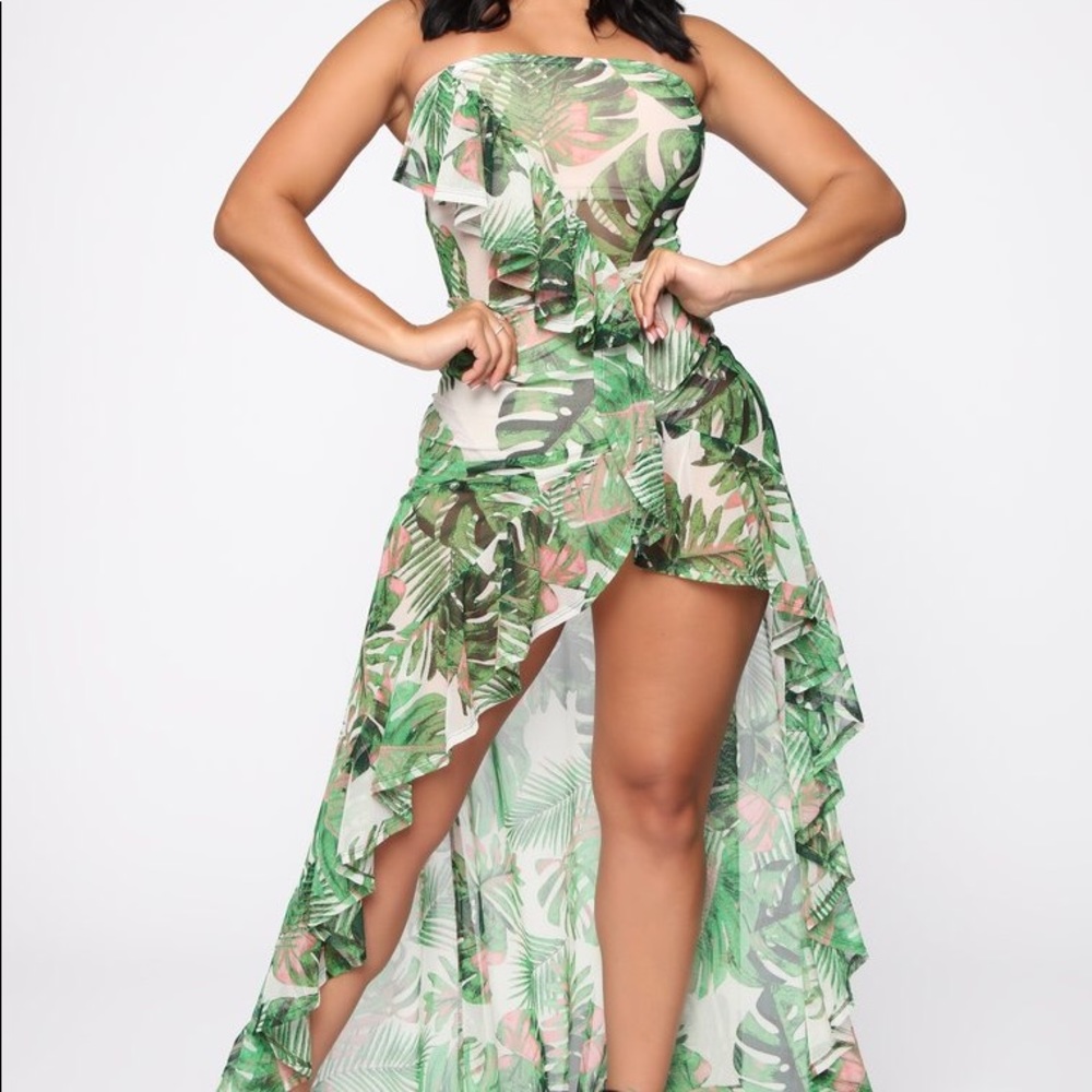 NEW! Fashion Nova Tropical Maxi Dress